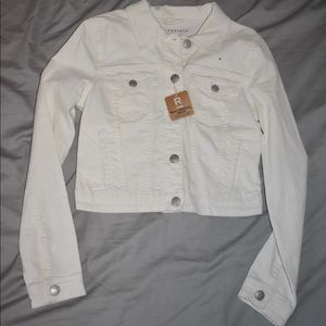 Never been worn white denim jacket